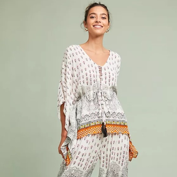 Anthropologie Tops - RAGA ANTHROPOLOGIE Tybee Beach Poncho/ Cover up Top
